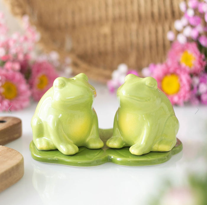 Luna Frog Salt and Pepper Shakers | Spring Homeware