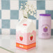 Kawaii Strawberry Milk Carton Flower Vase | Kawaii Home Decor