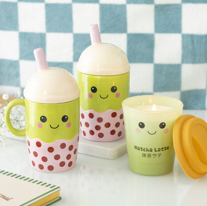Kawaii Bubble Tea Lidded Mug | Kawaii Homeware