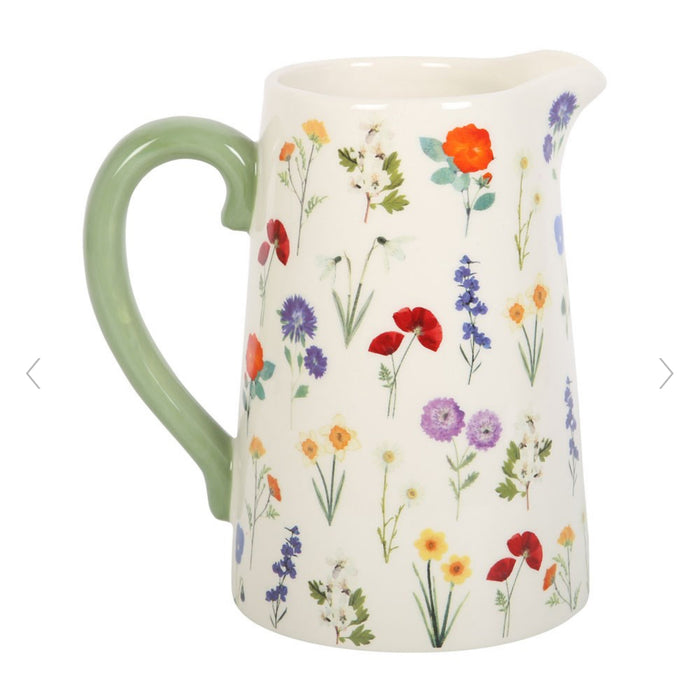17cm Wildflower Ceramic Flower Vase Jug