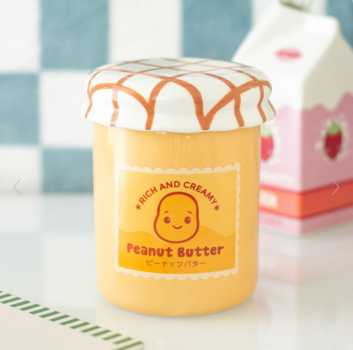 Kawaii Peanut Butter Jar Oil Burner & Wax Melt Warmer | Home Decor