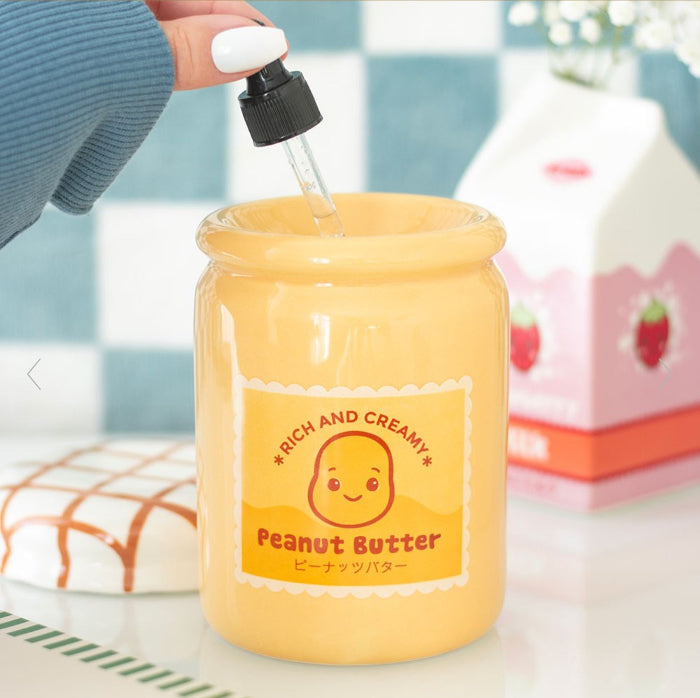 Kawaii Peanut Butter Jar Oil Burner & Wax Melt Warmer | Home Decor