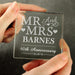 Personalised 40th Anniversary Crystal Glass Block - Mr & Mrs