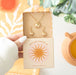 Sun Shaped Design Earrings and Necklace Jewellery Set
