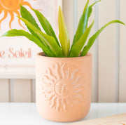 Terracotta Boho Sun Plant Pot - Home Decor