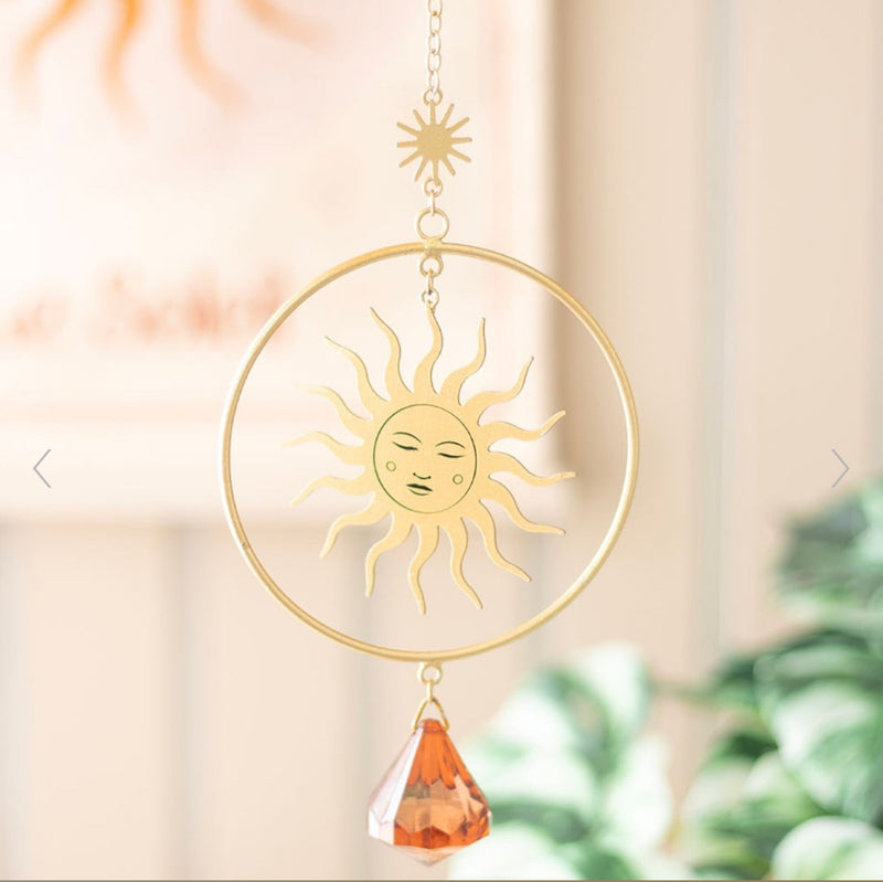 Boho Sun Crystal Suncatcher