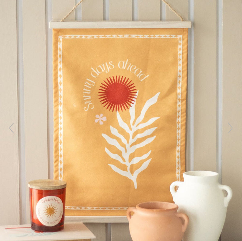 Sunny Days Ahead Boho Sun Wall Hanging