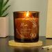 Personalised 90th Birthday Glass Candle