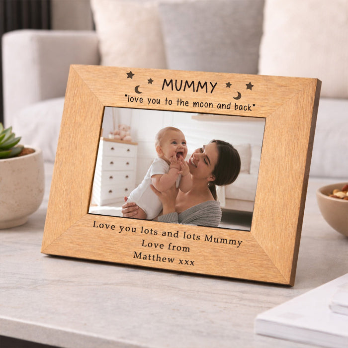 Mummy Love You To The Moon & Back Photo Frame