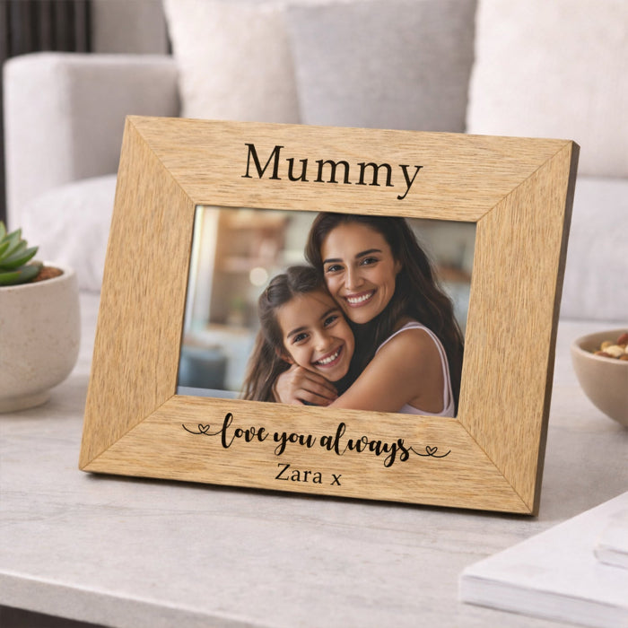 Personalised Mummy Love You Always Photo Frame