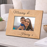 Personalised Mummy and Me Photo Frame