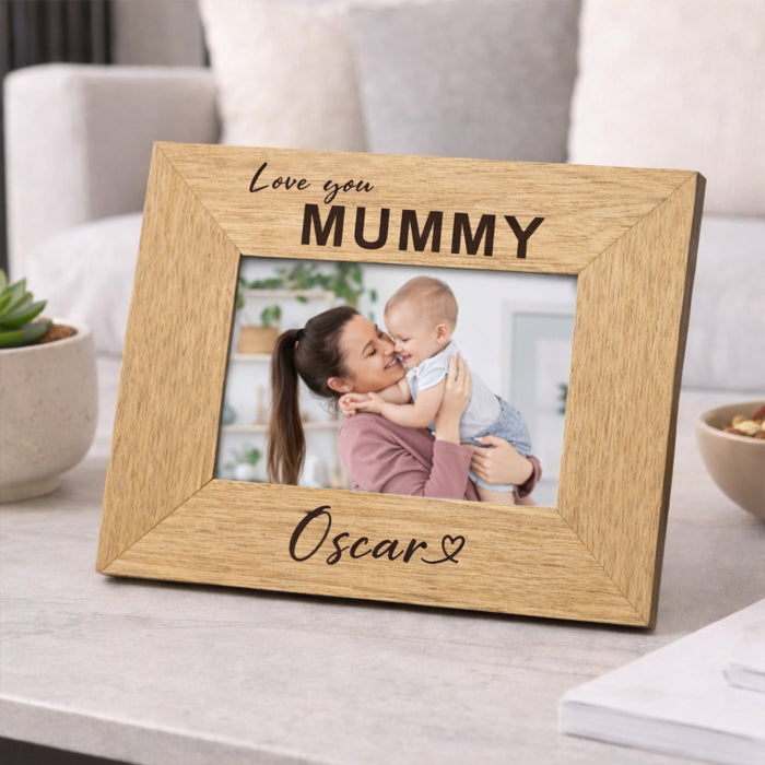 Personalised Love You Mummy Photo Frame