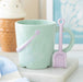 Seaside Pastel Bucket Mug with Spade Spoon