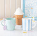 Seaside Ice Cream Cone Lidded Mug