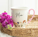 Mum Wildflower Pedestal Mug