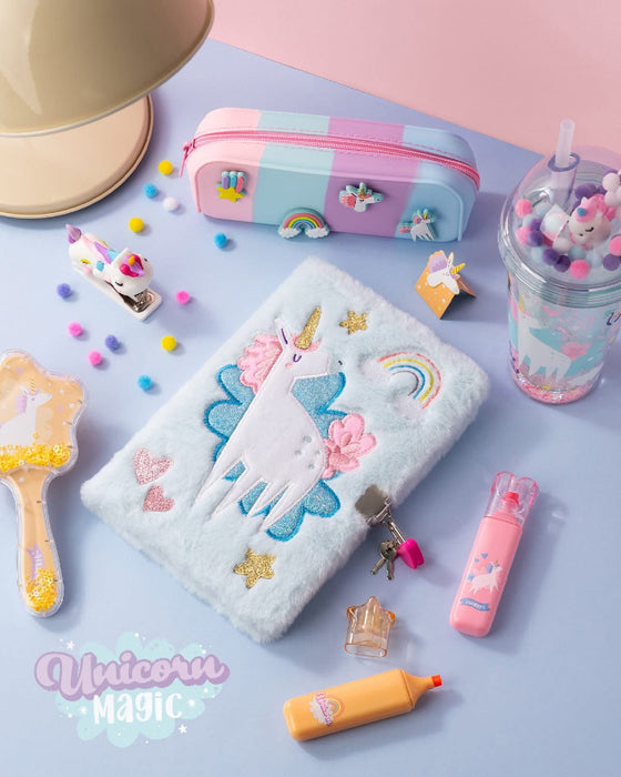 Unicorn Magic Charms Silicone Pencil Case