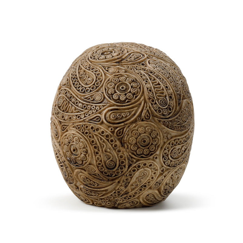 Intricate Damask Skull Ornament