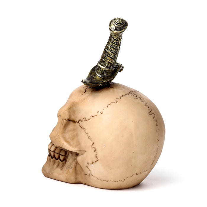Skull Pierced With Sword Ornament