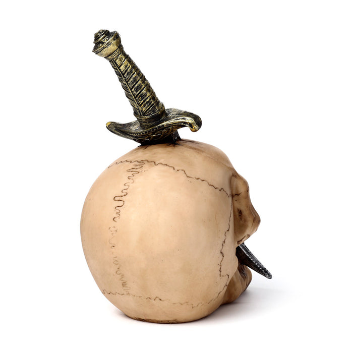 Skull Pierced With Sword Ornament