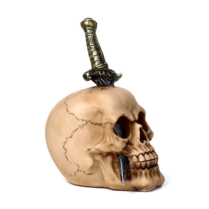 Skull Pierced With Sword Ornament