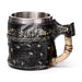Decorative Axe Handle Armoured Skull Tankard