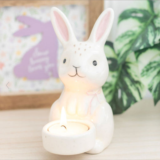 Bunny Shaped Tealight Candle Holder | Spring & Easter Decor