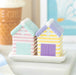 Pastel Beach Hut Salt and Pepper Shakers - Seaside Kitchen Decor
