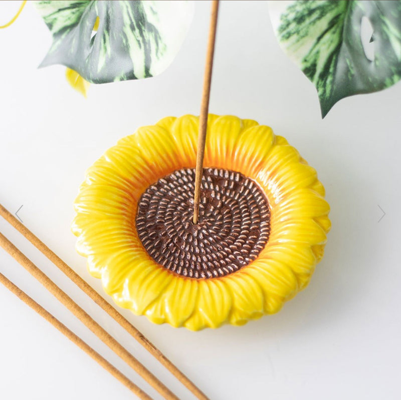 Sunflower Shaped Incense Stick Holder