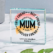 World’s Best Mum Ever Forever Friend Gift Plaque