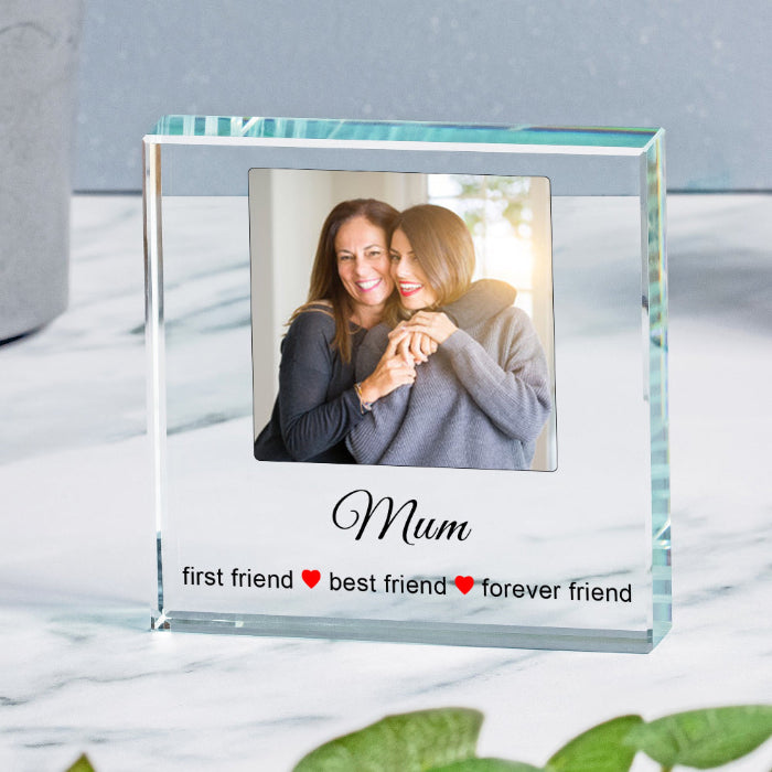 First Friend, Best Friend & Forever Friend Mum Photo Gift Plaque
