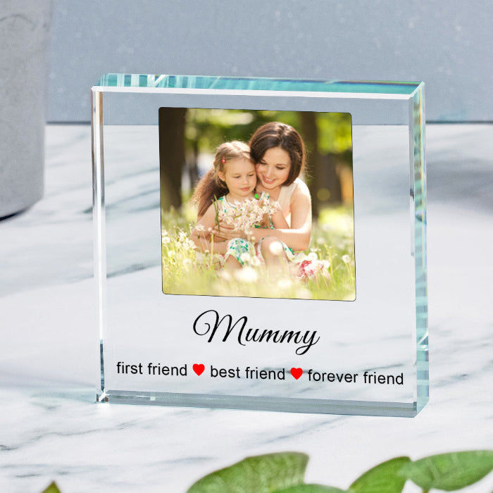 First Friend, Best Friend & Forever Friend Mum Photo Gift Plaque