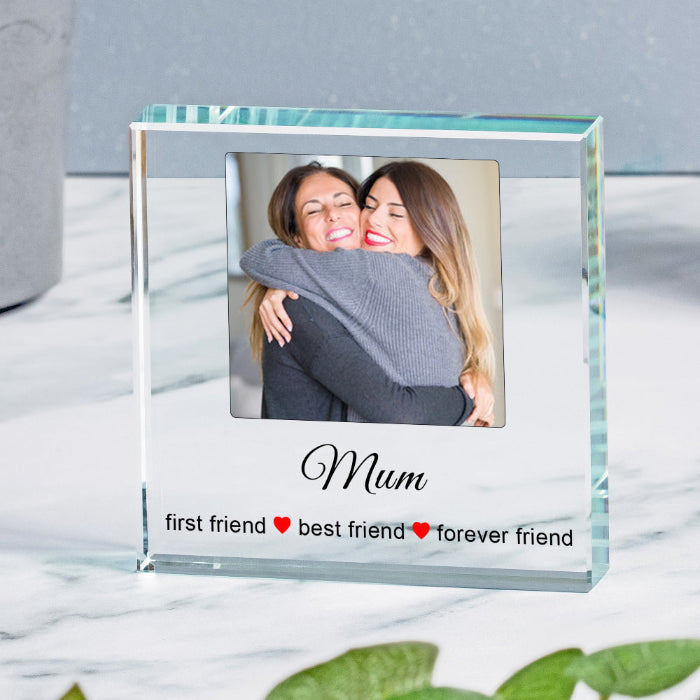 First Friend, Best Friend & Forever Friend Mum Photo Gift Plaque