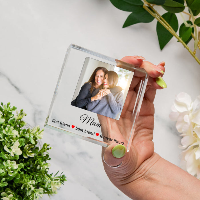 First Friend, Best Friend & Forever Friend Mum Photo Gift Plaque