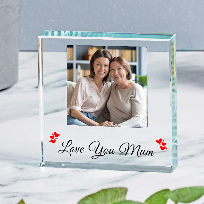 Love You Mum Photo Gift Plaque