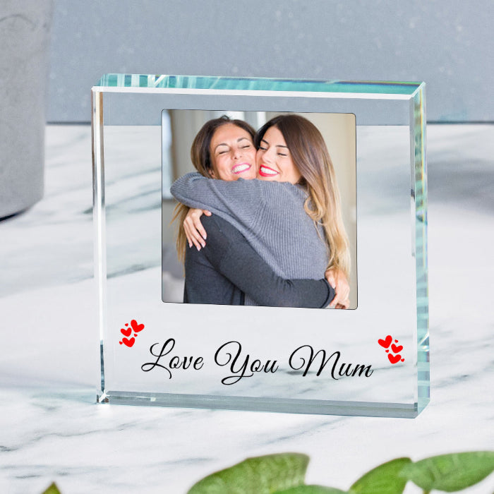 Love You Mum Photo Gift Plaque