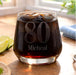Personalised Whisky Glass 80th Birthday With Name - Gift Boxed