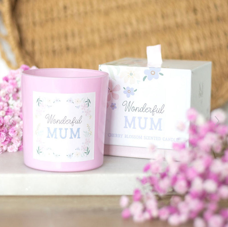Wonderful Mum Cherry Blossom Scented Candle