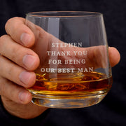 Personalised Whisky Glass With Gift Box