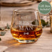 Personalised Wedding Whisky Tumbler Glass for Groomsman - Gift Boxed