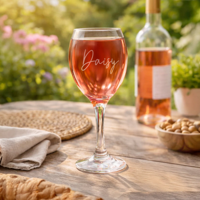 Personalised Wine Glass With Name