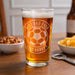 Personalised Football Pint Glass - Any Message