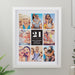 Personalised 21st Birthday Photo Frame with Photo Upload