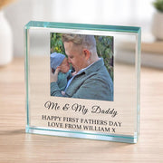 Personalised Dad Photo Gift Plaque - Any Message