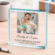 Personalised Dad Photo Gift Plaque - Any Message