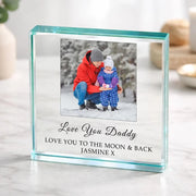 Personalised Dad Photo Gift Plaque - Any Message