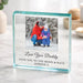 Personalised Dad Photo Gift Plaque - Any Message