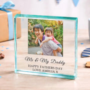 Personalised Dad Photo Gift Plaque - Any Message