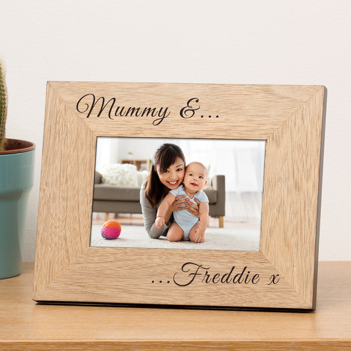 Personalised Mummy and.. Photo Frame