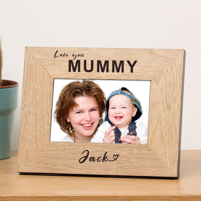 Personalised Love You Mummy Photo Frame