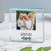 World’s Best Mum Photo Gift Plaque